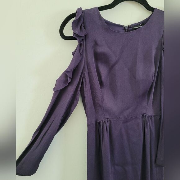 Club Monaco plum dress with cut-out sleeves Size 00 - Picture 7 of 16